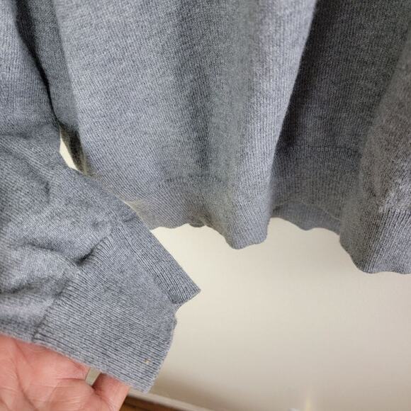 Eddie Bauer Mens Cotton Cashmere Pullover Sweater size Tall XL XLT V-Neck - Picture 6 of 11